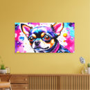 Search for chihuahua dog canvas prints Pug