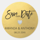 Search for save our date stickers Gold