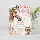 Search for saddle up birthday invitations Cowgirl