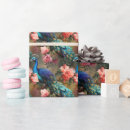 Recherche de plume paon papier cadeau Floral