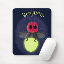 Recherche de lucioles tapis souris Illustration