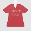 Search for naughty or nice ornaments Typography