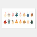 Recherche de coq coloré autocollants Animal