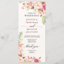 Recherche de burgundy wedding programs Rustique