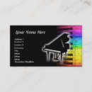 Recherche de notes musicales cartes visite Claviers