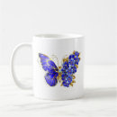 Recherche de bleu saphir tasses Papillon