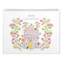 Search for large print calendars Watercolor
