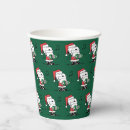 Search for santa claus paper cups Charles schulz