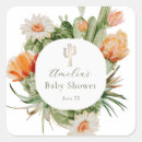 Recherche de baby shower fiesta autocollants Floral