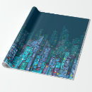 Search for cityscape wrapping paper Abstract