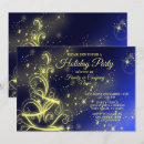 Search for navy gold christmas invitations Winter