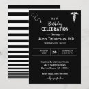 Search for doctor birthday invitations Stethoscope