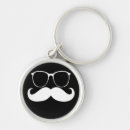Search for black glasses keychains Moustache