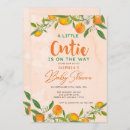 Search for clementine baby shower invitations Botanical