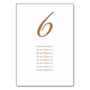 Search for gold wedding table cards Names