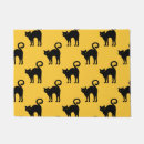 Search for black cat doormats Pattern