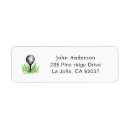 Search for golf tee return address labels Golfer