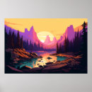 Search for river and mountains posters Scenic