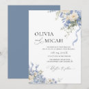 Search for hydrangea flowers wedding invitations Blue and white