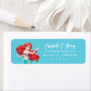 Search for the little mermaid return address labels Baby shower