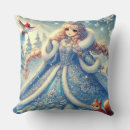 Search for winter wonderland pillows Cardinal bird