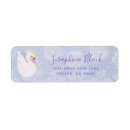 Search for princess baby shower return address labels Swan