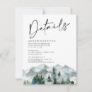 Search for mountain scene wedding invitations Modern