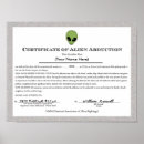 Search for alien abductions posters Roswell