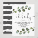 Search for black white gender reveal invitations He or she