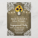 Search for mason jar engagement party invitations Wood