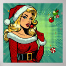 Search for pop art christmas posters Retro