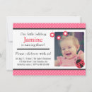 Search for ladybugs invitations Girls