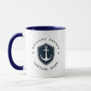 Search for sailing anchor mugs Captain
