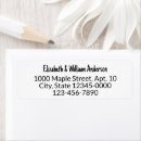 Search for script font return address labels Simple