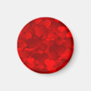 Search for red heart pattern magnets Valentine