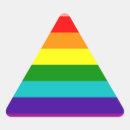 Search for flags triangle stickers Rainbow flag