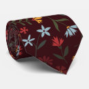 Search for burgundy floral ties Modern