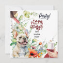 Search for french bulldog birthday invitations Frenchie