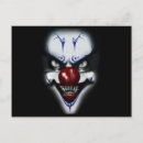 Recherche de halloween clowns cartes postales Clown diabolique