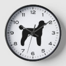 Recherche de caniche français horloges Chien