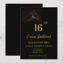 Search for stylish masquerade invitations Black