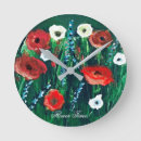 Recherche de peinture acrylique horloges Fleurs