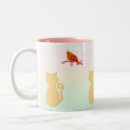 Recherche de petit oiseau rouge tasses Moderne