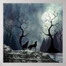 Search for wolf silhouette art Moon