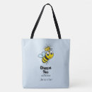 Search for queen bee tote bags Black
