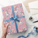 Search for unicorn wrapping paper Colourful