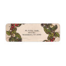 Search for birch tree return address labels Rustic