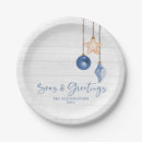 Search for coastal christmas paper plates Seas and greetings