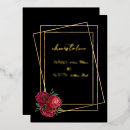 Recherche de red and gold invitations Feuille d'or