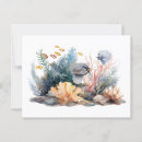 Search for underwater painting postcards Coral reef